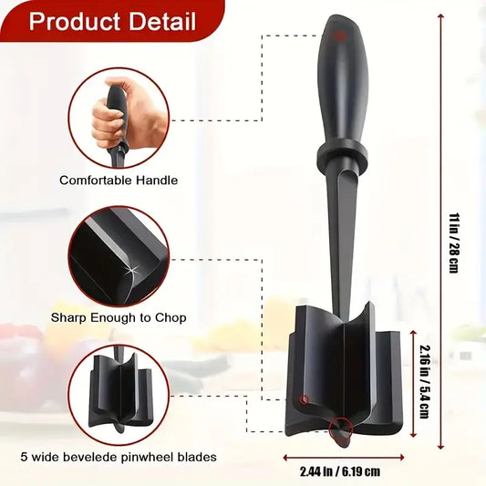 1pc ABERZEY Heat Resistant Plastic Meat Chopper