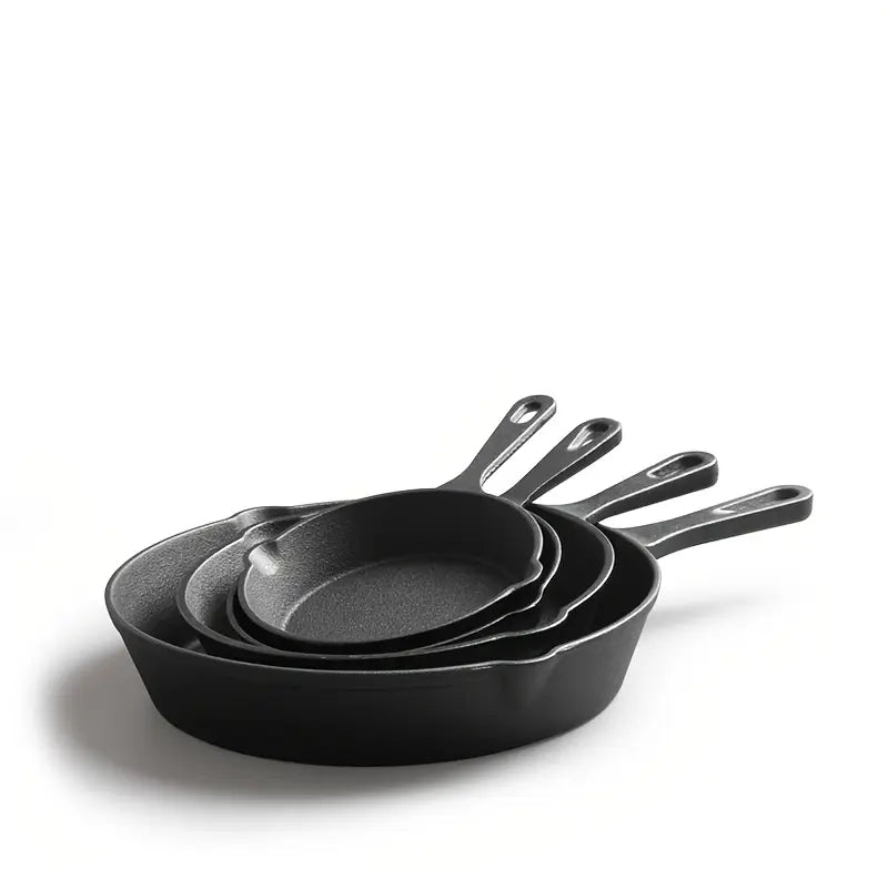 4pcs Cast Iron Skillet Set
