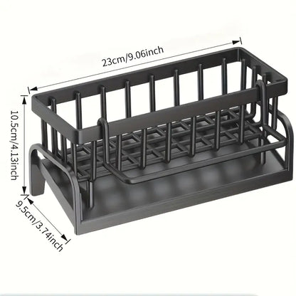 Space-Saving Plastic Kitchen & Bathroom Sink Organizer