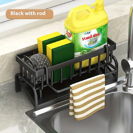 Space-Saving Plastic Kitchen & Bathroom Sink Organizer