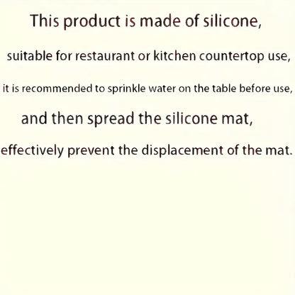 Non-Stick BPA-Free Extra-Thick Silicone Pastry Mat 19.7x15.7"