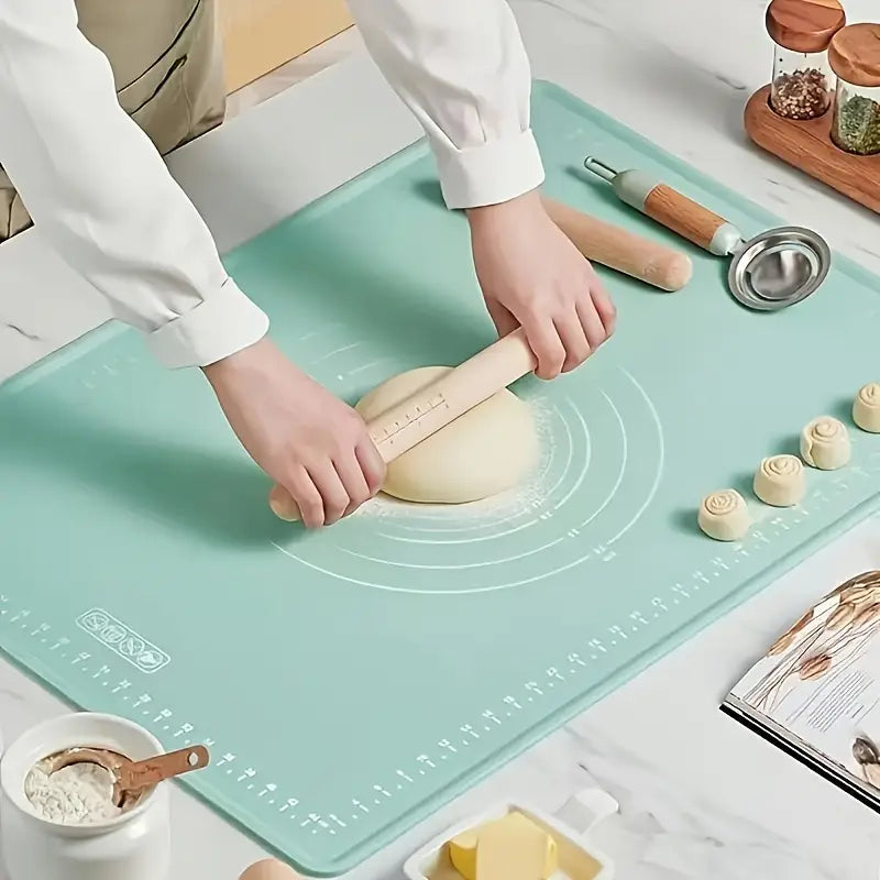 Non-Stick BPA-Free Extra-Thick Silicone Pastry Mat 19.7x15.7"