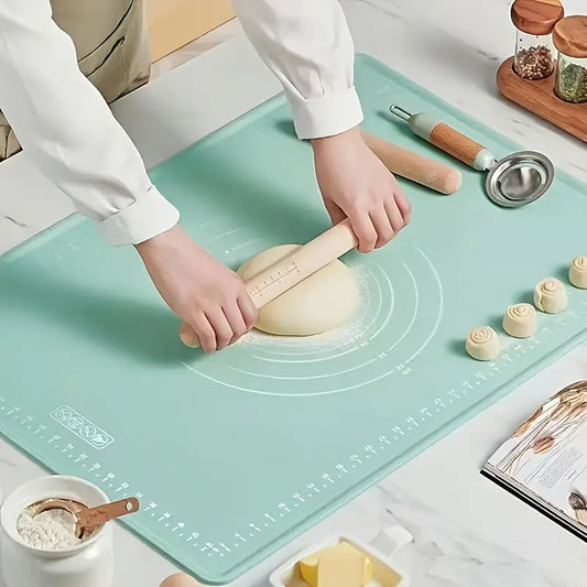 Non-Stick BPA-Free Extra-Thick Silicone Pastry Mat 19.7x15.7"