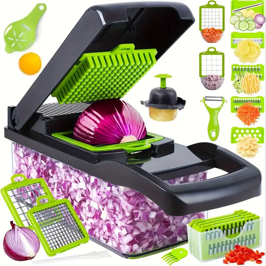 16-in-1 Vegetable and Onion Chopper